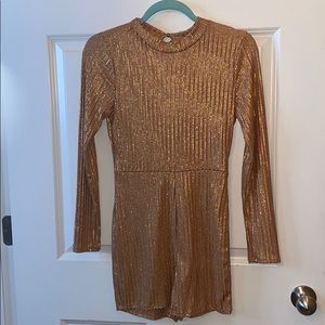 Shiny Gold Romper